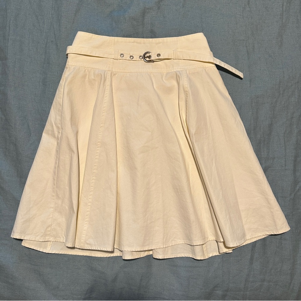 Vintage Korean belted skirt XS
